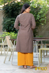 Amber Threads Ikat Kurti