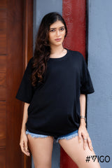 BLACK OVERSIZED T SHIRT