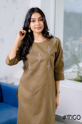 GREEN BREEZY CHIC EMBROIDERY