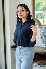 LONG SLEEVE BLUE SHIRT