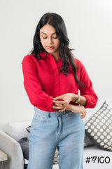 LONG SLEEVE RED SHIRT