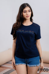 Blue Short Sleeve T-shirt