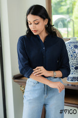 LONG SLEEVE BLUE SHIRT