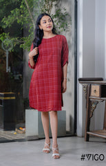 CHECKED RED CHACK CLASSY DAZZLING