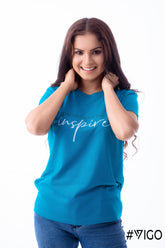 Teal Green Short Sleeve T-shirt