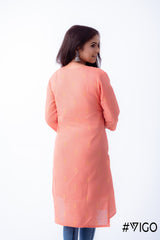 PINK BEAUTY PURE COTTON KURTI