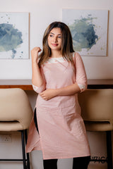 PINK COTTON KURTI