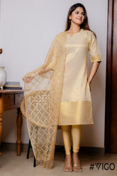 GOLDEN AURA ETHNIC SET