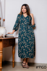 BOHO CHIC DRAWSTRING LONG DRES