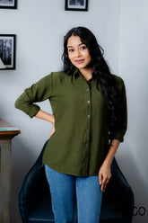 LONG SLEEVE GREEN SHIRT