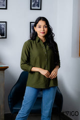 LONG SLEEVE GREEN SHIRT