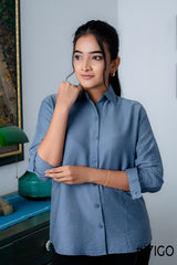 LONG SLEEVE GREY SHIRT