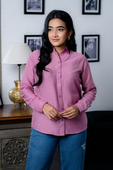 LONG SLEEVE PINK SHIRT