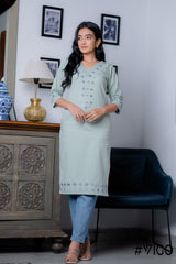 ELEGANT ETHOS EMBROIDERY KURTA