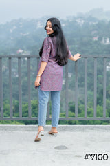 COTTON CLASSIC PINK SHORT KURTA