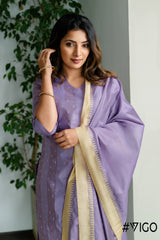 VIGO EVERYDAY ELEGANCE LAVENDER KURTA SET