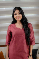 VIGO EVERYDAY ELEGANCE DUSTY PINK KURTA