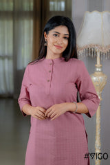 CHARM PURE PINK COTTON CO-ORD SET