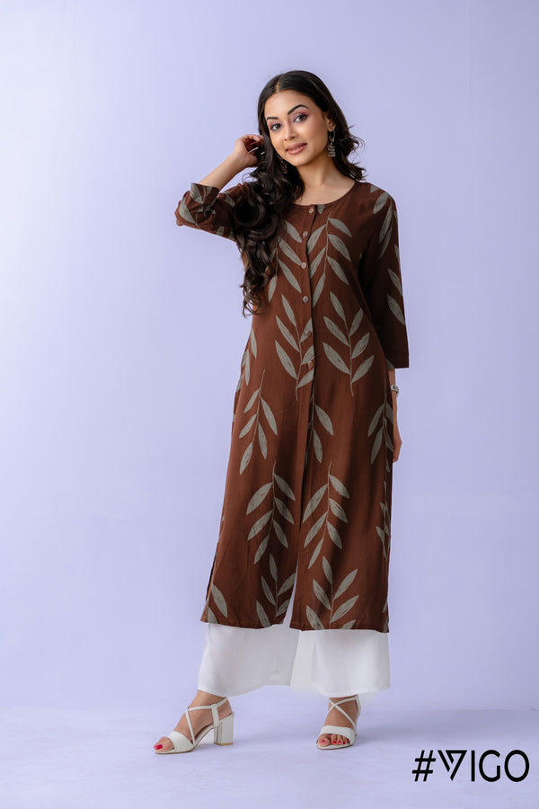 CLASSIC LOOMED FRONT FLAIR BROWN