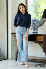 LONG SLEEVE  BLUE SHIRT