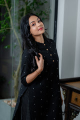BLACK CHARM PURE COTTON  CO-ORD SET