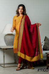 VIGO YELLOW ELEGANCE FULLY COTTON KURTA SET