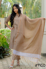 CLASSIC COMFORT BROWN KURTA SET